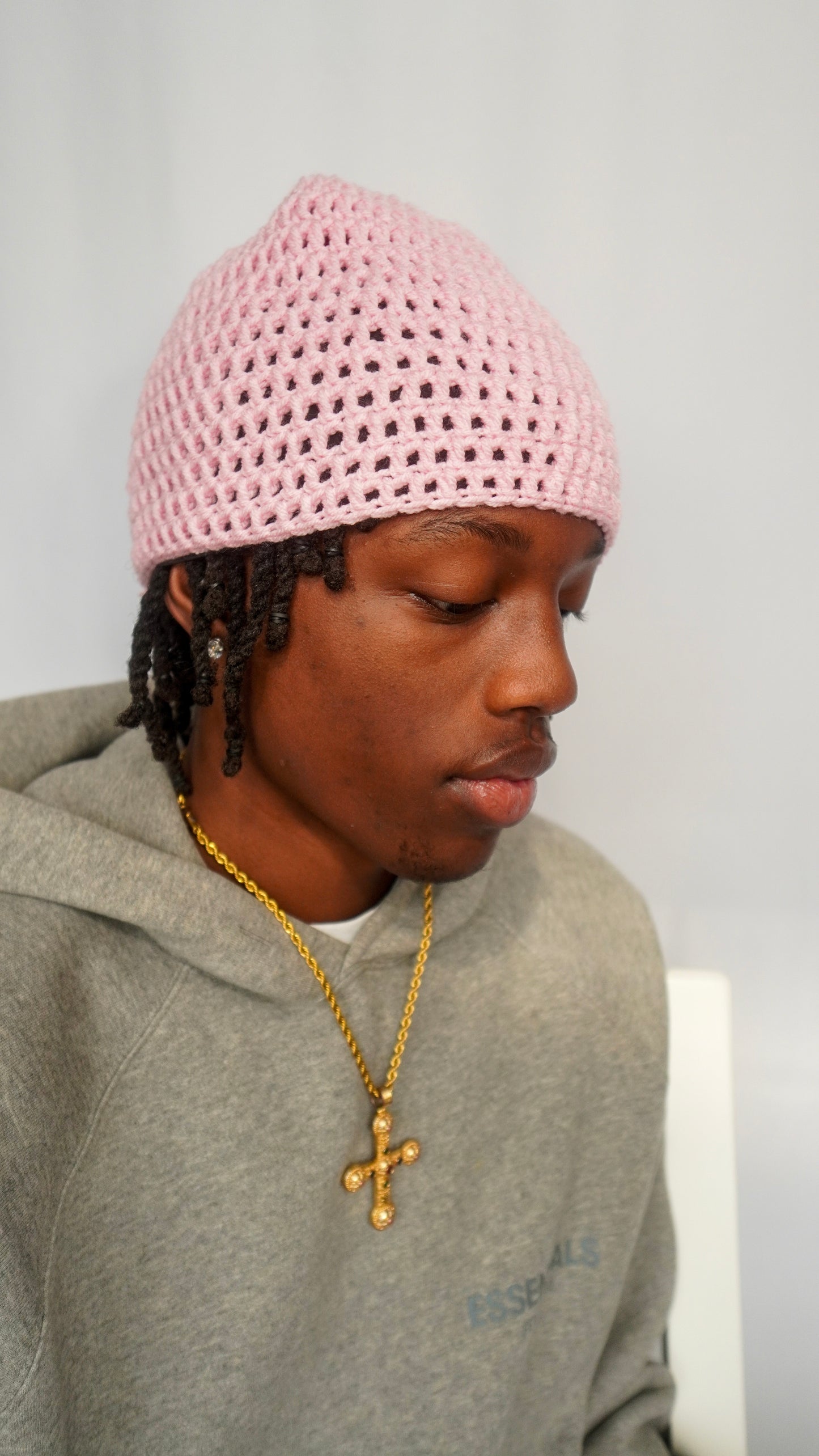 Pink Skull Cap