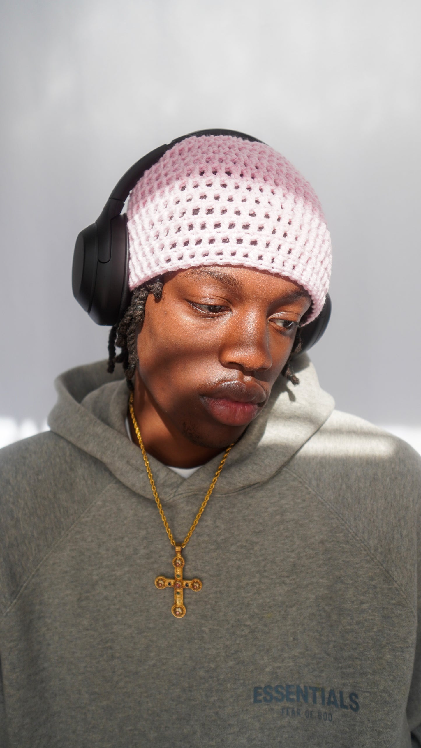 Pink Skull Cap